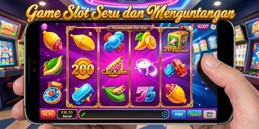 Tangkapan layar menunjukkan momen seru saat bermain Slot.