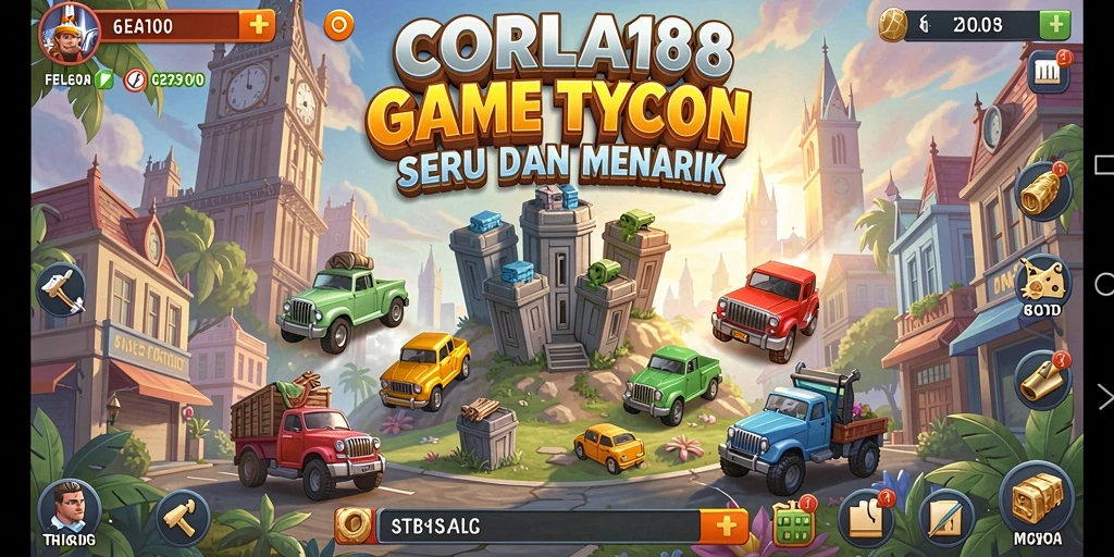 Screenshot CORLA188 menampilkan antarmuka gameplay yang dinamis dan interaktif.