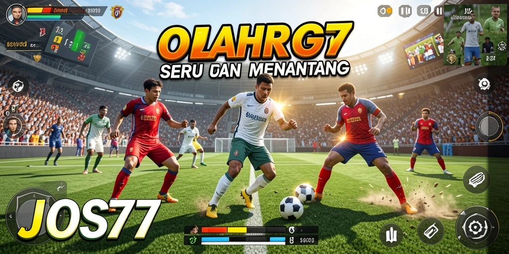 Tampilan gameplay JOS77 dengan aksi olahraga intens.