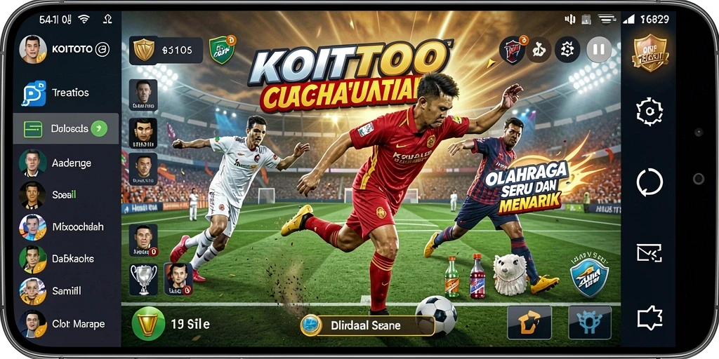 Gameplay seru KOITOTO dengan aksi olahraga menarik.