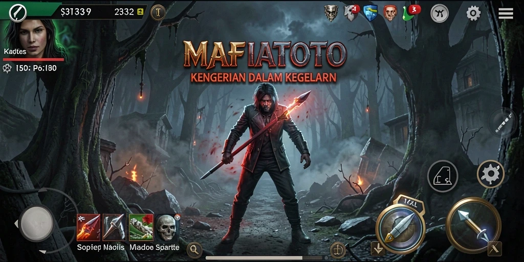 Screenshot permainan MAFIATOTO yang penuh ketegangan dan kengerian.