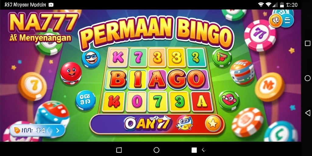 Tampilan gameplay seru NA777 dengan Bingo yang menarik.
