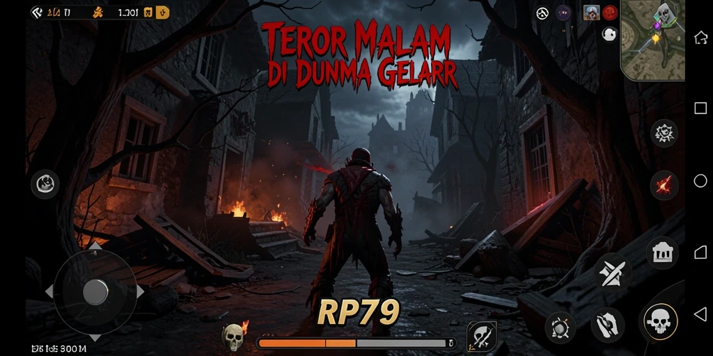 Tampilan gameplay menyeramkan dari RP79 yang penuh dengan misteri.