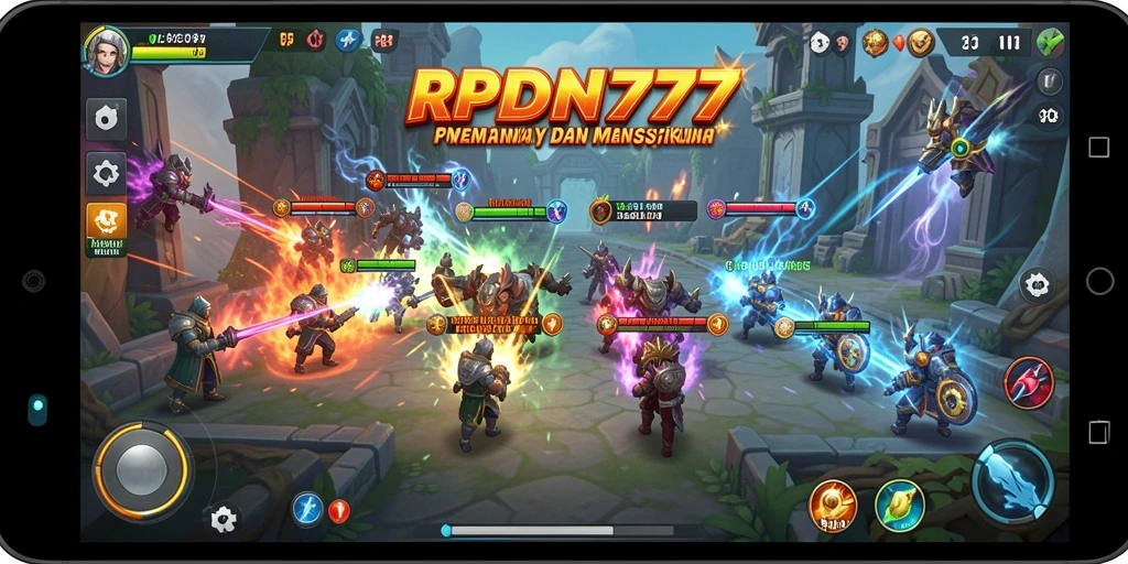Screenshot gameplay RPIDN777 menampilkan aksi strategis yang mendebarkan.