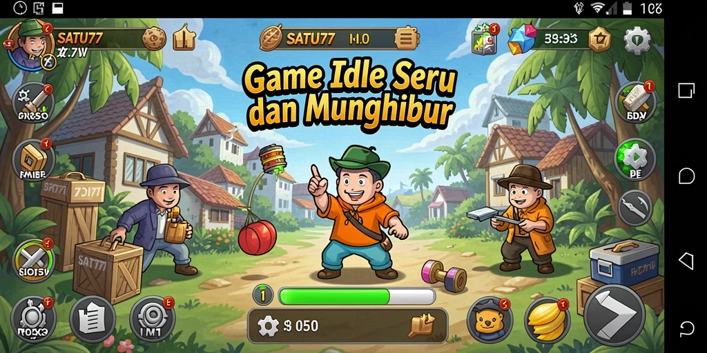 Tampilan screenshot dari gameplay Idle yang seru dan dinamis.